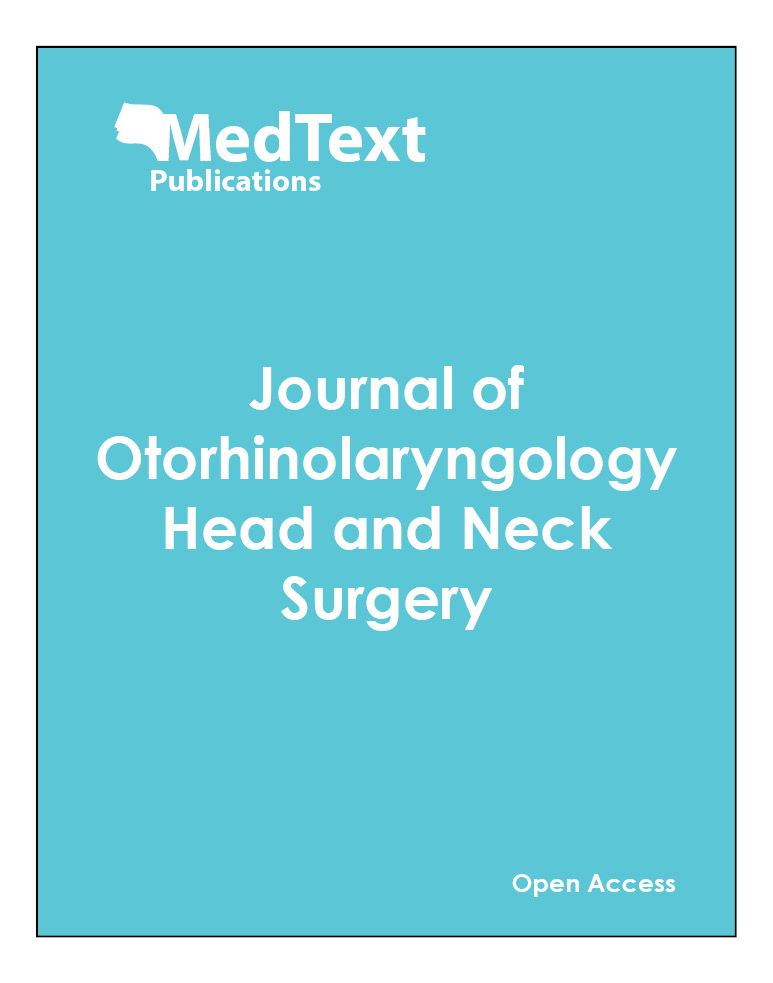 Journal of Otorhinolaryngology Head and Neck Surgery